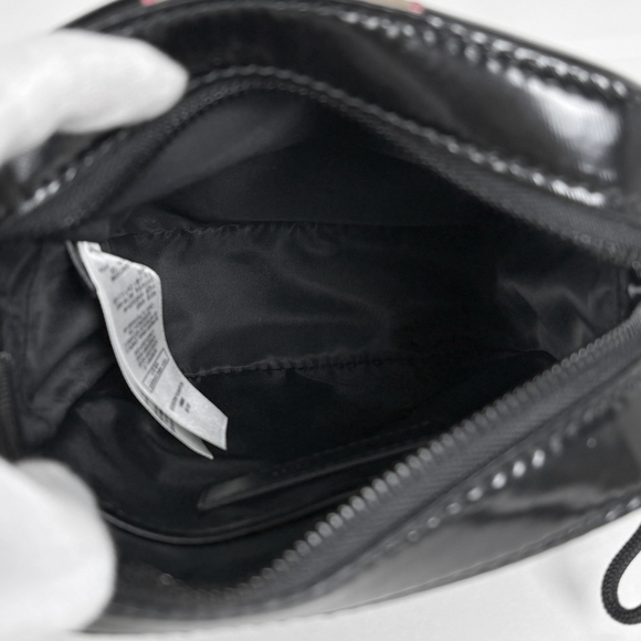 Burberry THORNTON Shoulder Bag, Crossbody Coated Canvas, Black, Women's - Picture 7 of 8